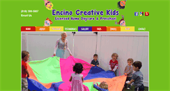 Desktop Screenshot of encinocreativekids.com